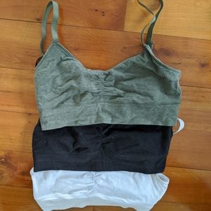 3 Aerie bralettes SIZE M